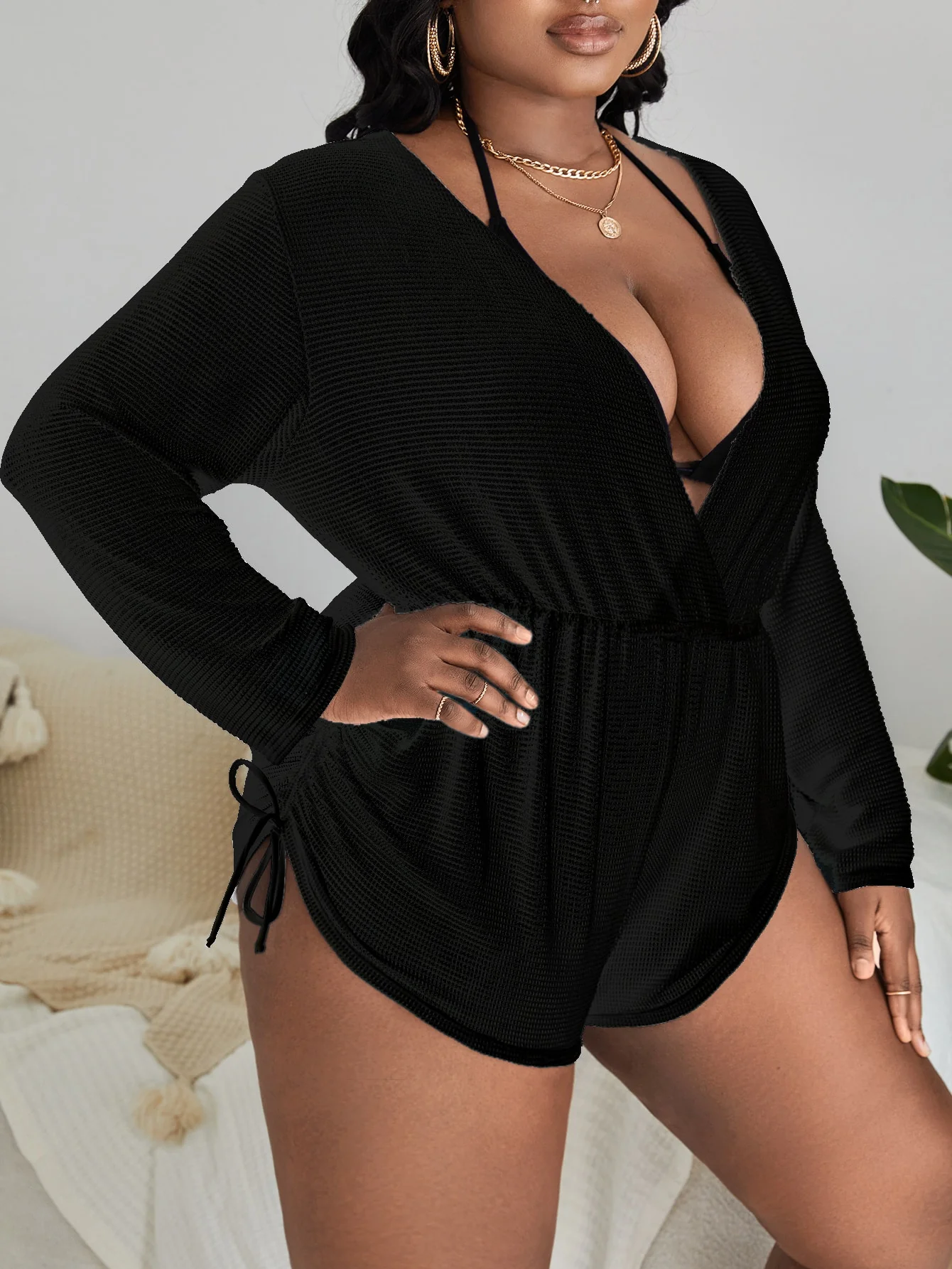 Beach Please Cover Up Romper - Image 8