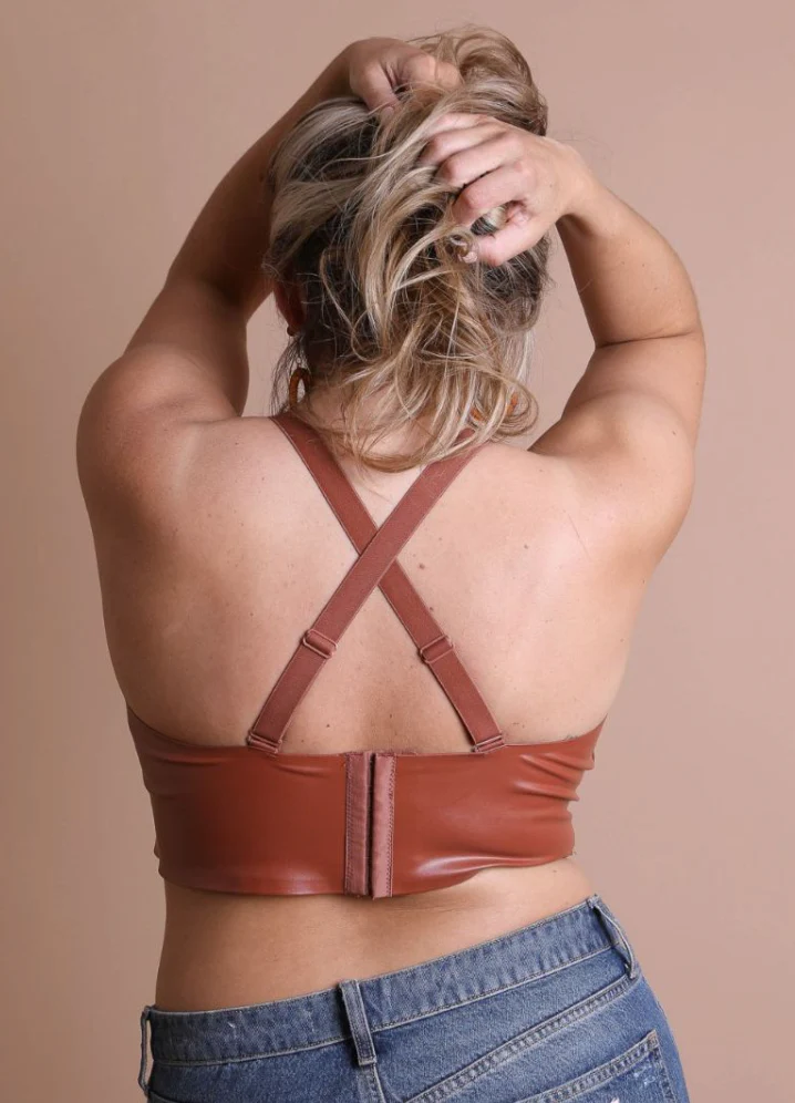 Curve Faux Leather Longline - Image 4
