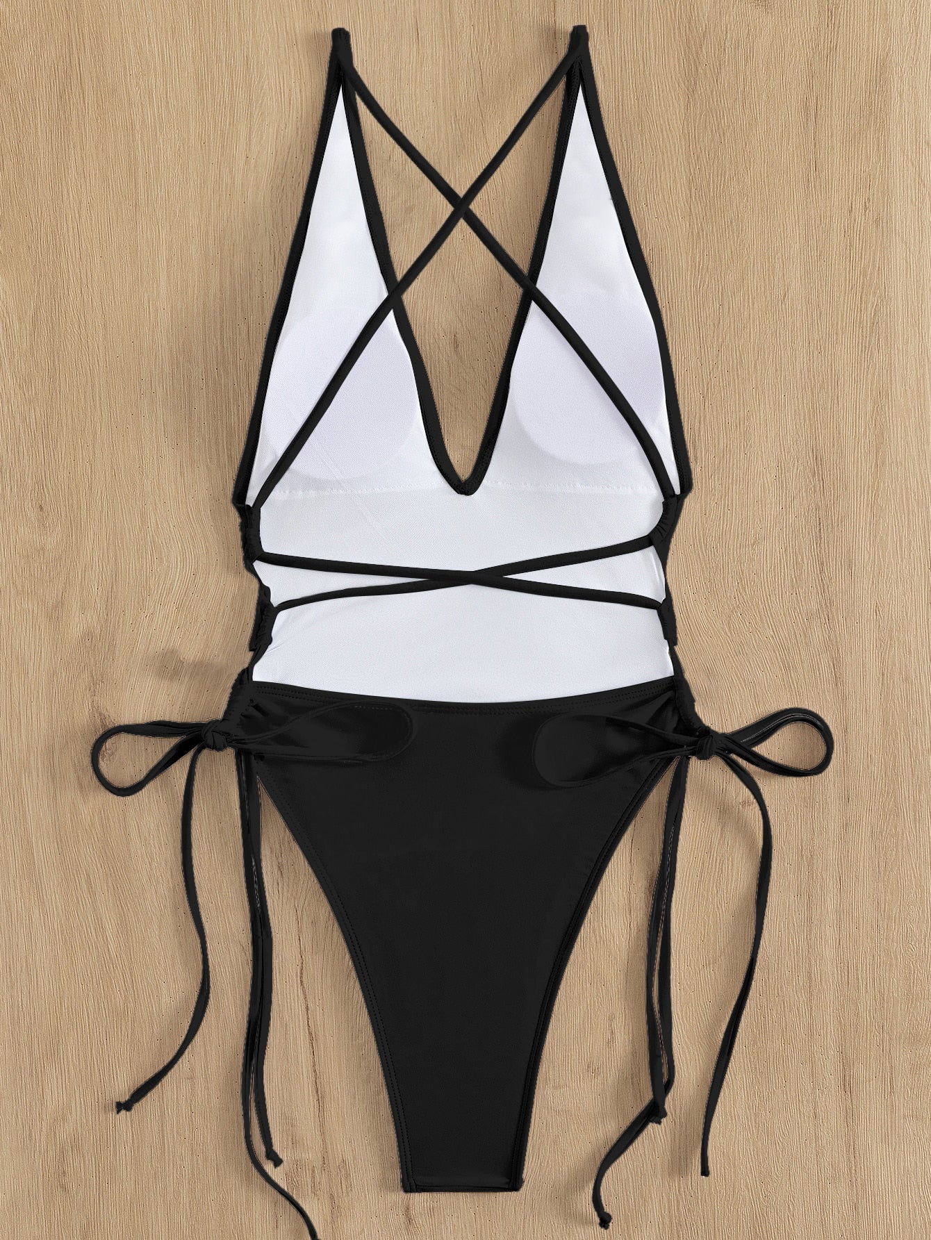 Plunge One Piece Swimsuit - Image 13