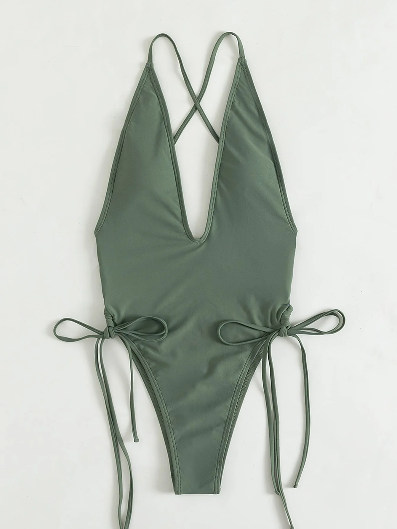 Plunge One Piece Swimsuit - Image 16