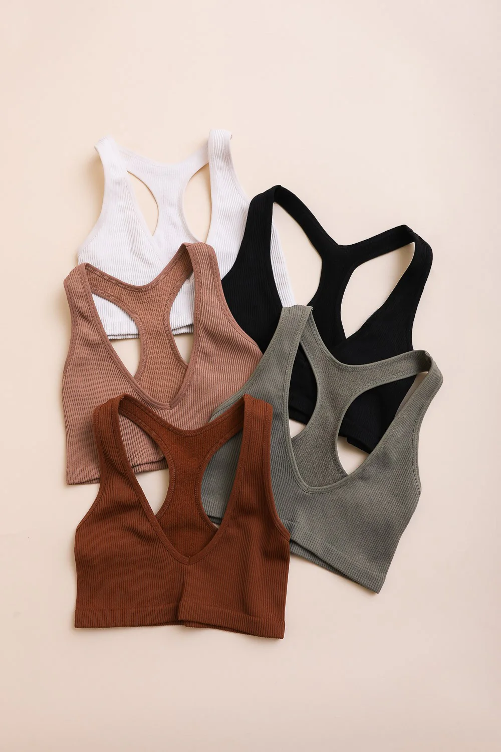 Ribbed Racerback Bralette