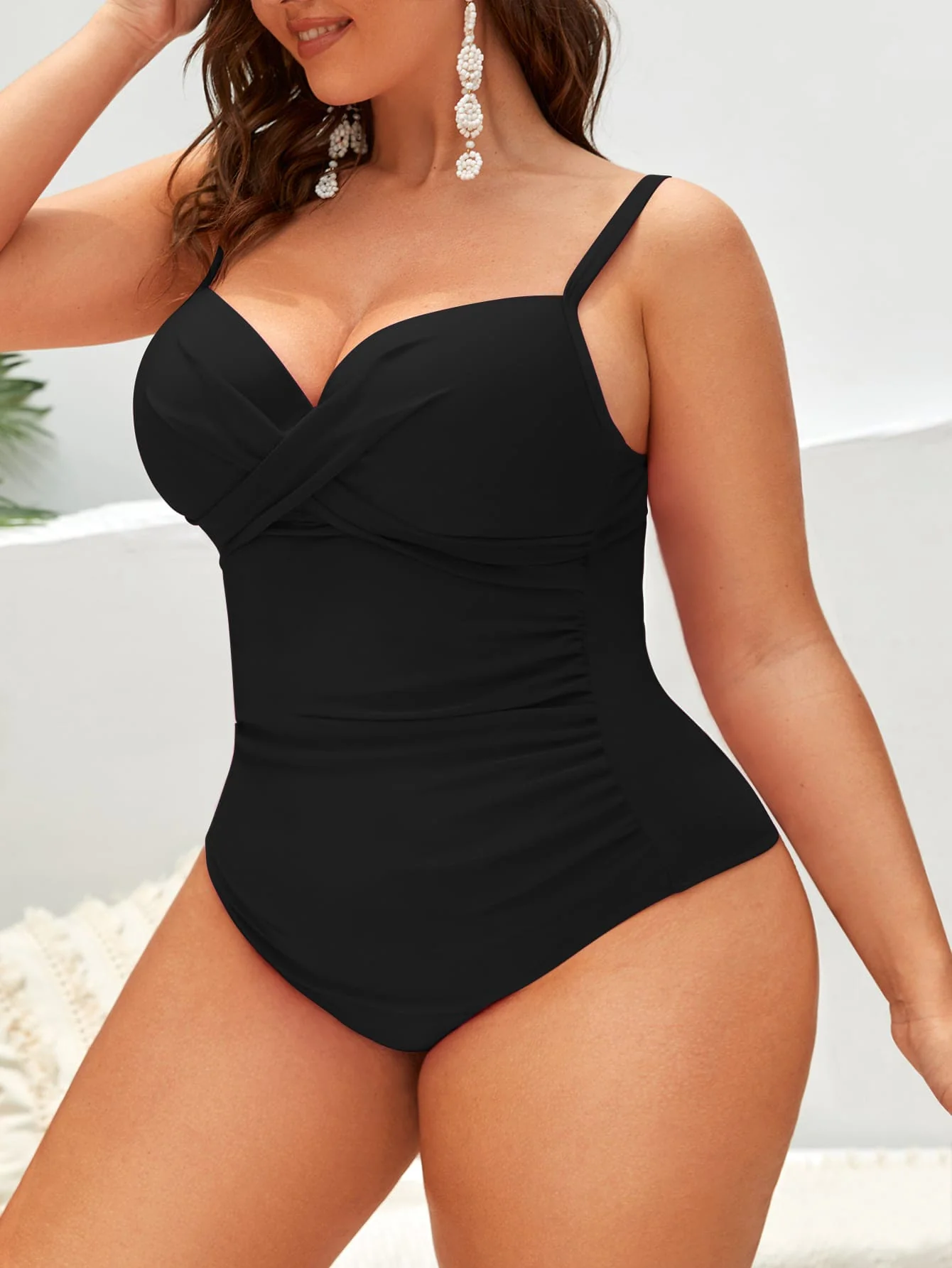 Sand Bar Ruched One Piece - Image 9