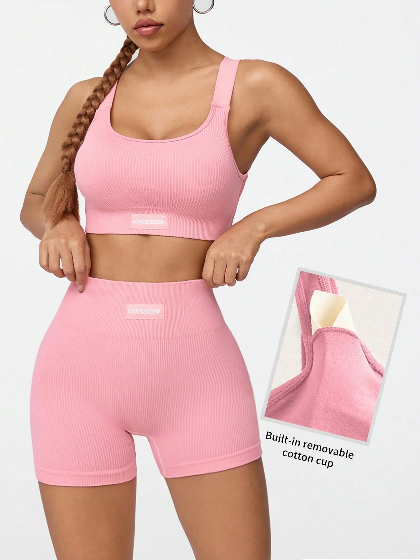 Seamless Ribbed Sport Set - Image 13