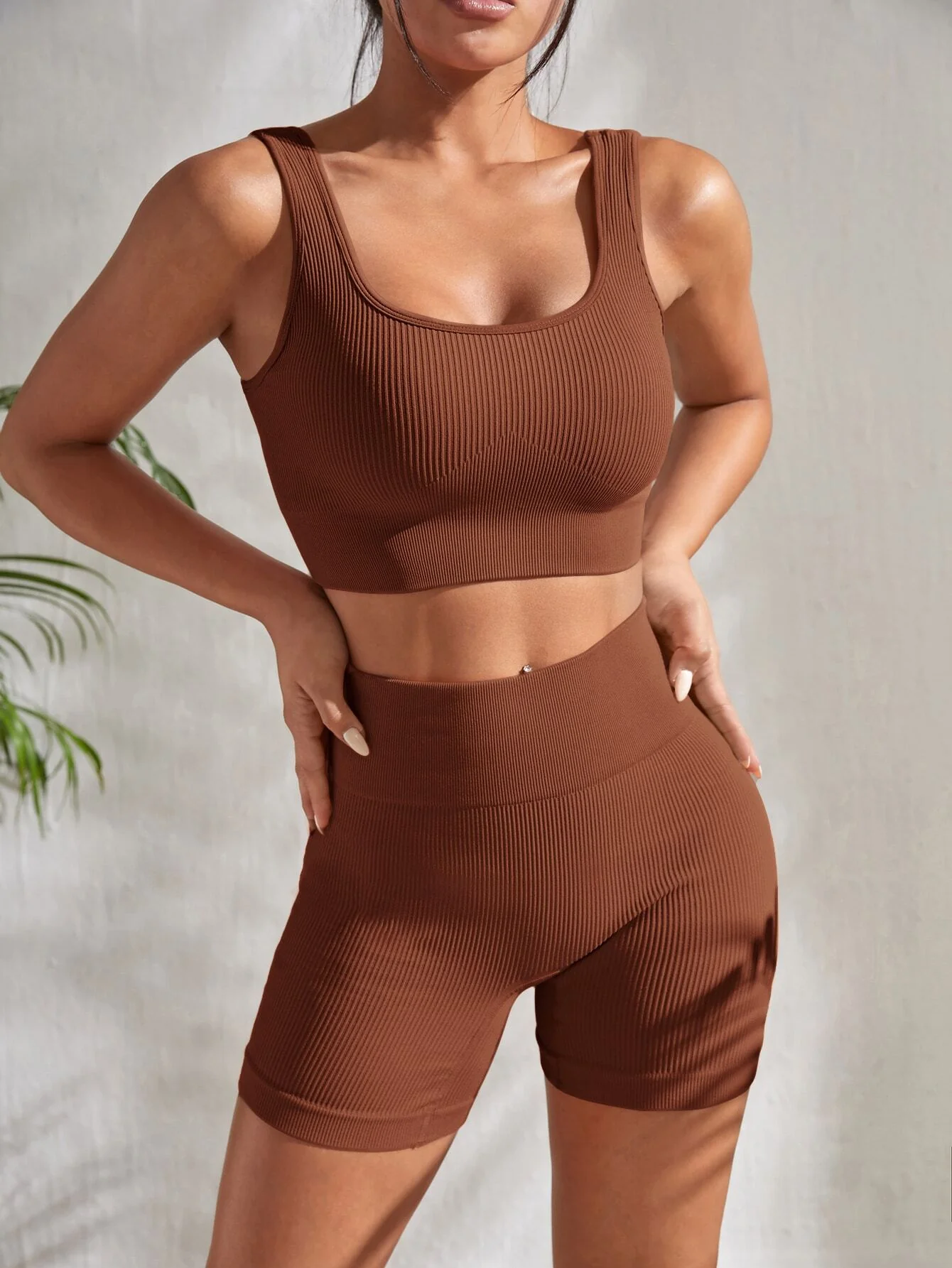 Seamless Ribbed Sport Set - Image 23