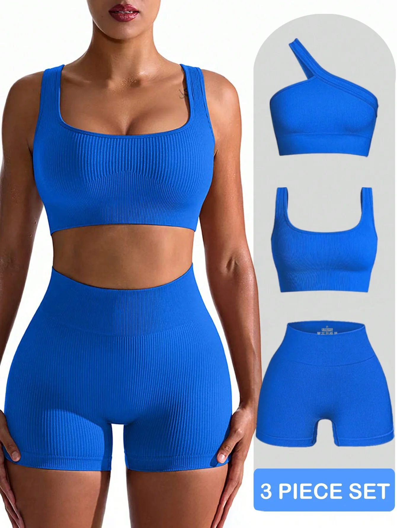 Seamless Ribbed Sport Set - Image 31